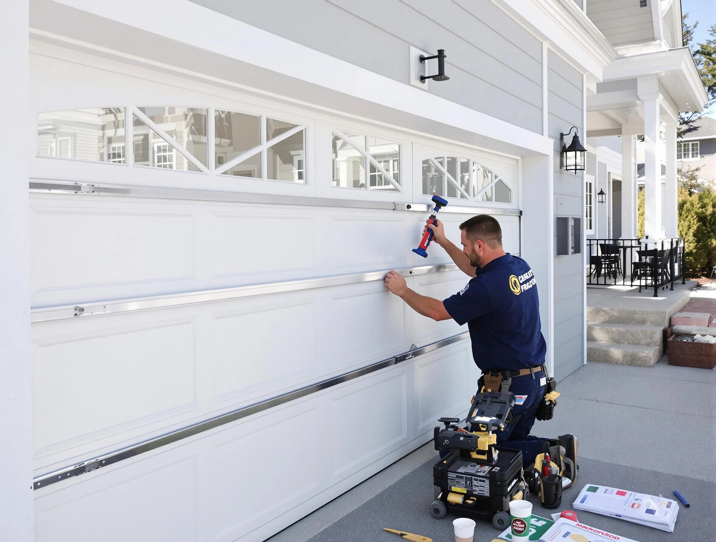 Professional garage door installation by Evergreen Garage Door Repair in Evergreen