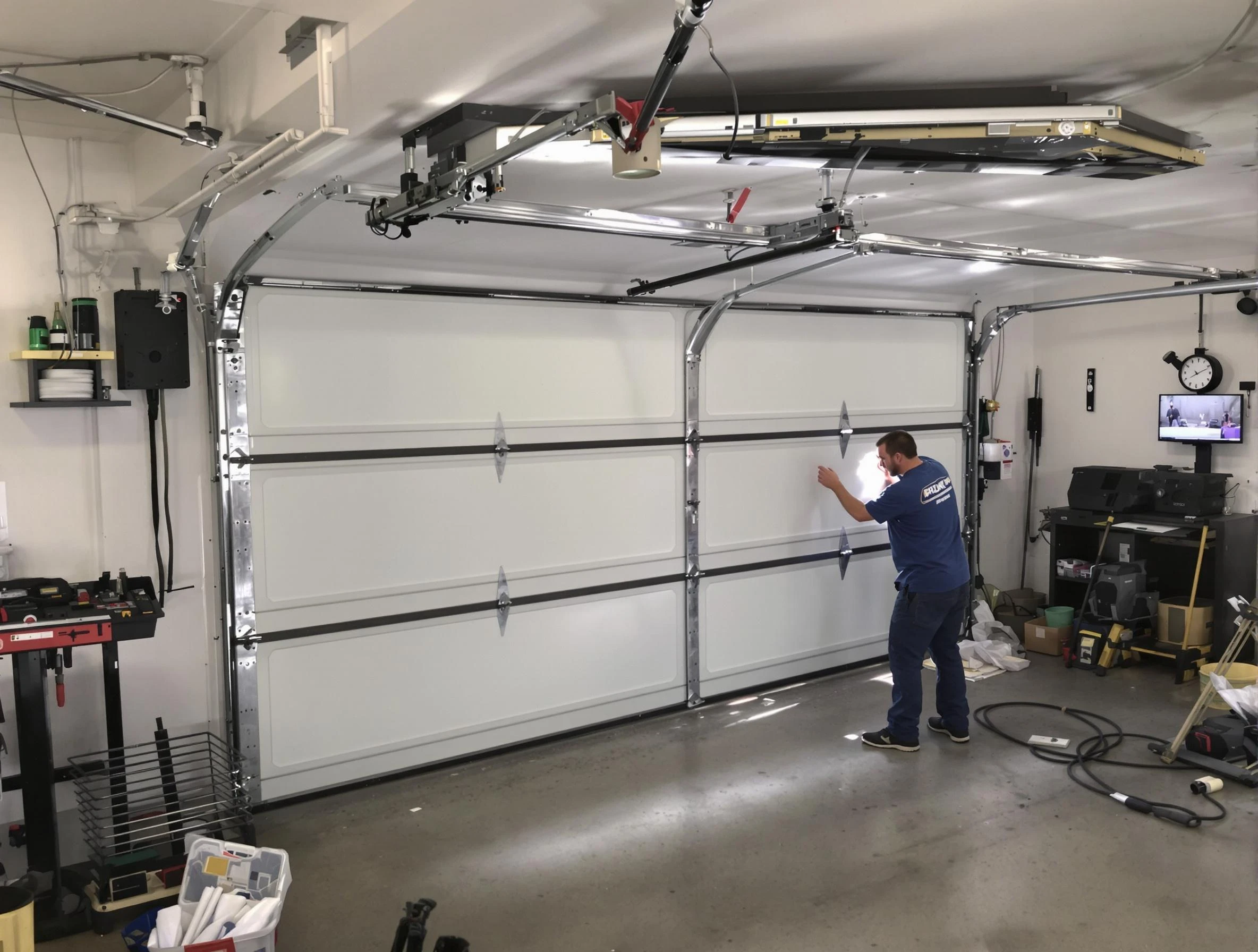 Professional garage door repair service by Evergreen Garage Door Repair in Evergreen